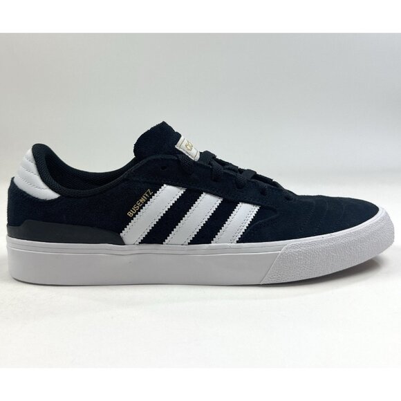 Adidas Busenitz II Vulc Mens 10.5 Black White Shoes Suede Skateoarding EF8472 - Picture 1 of 9